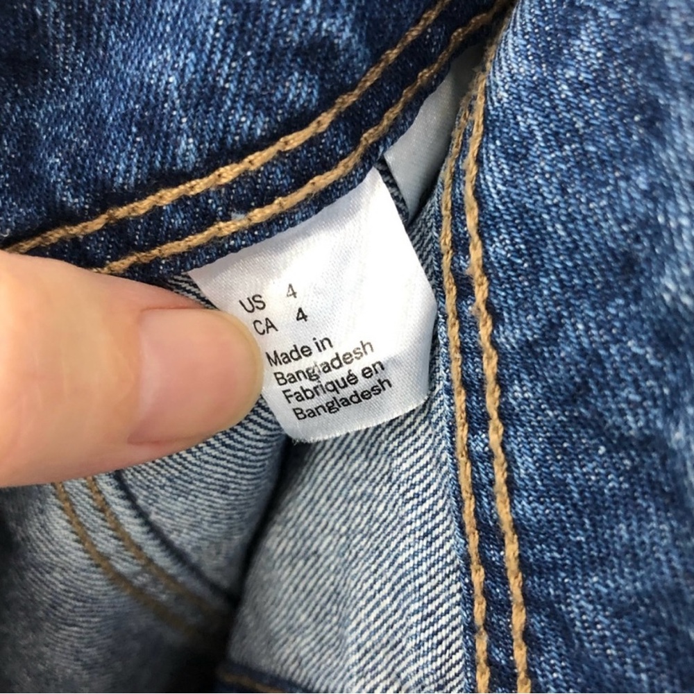 Blue Denim mini skirt